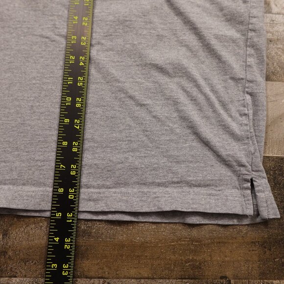 Duluth Trading Relaxed Fit Longtail T shirt men's 4XL gray - Picture 4 of 6